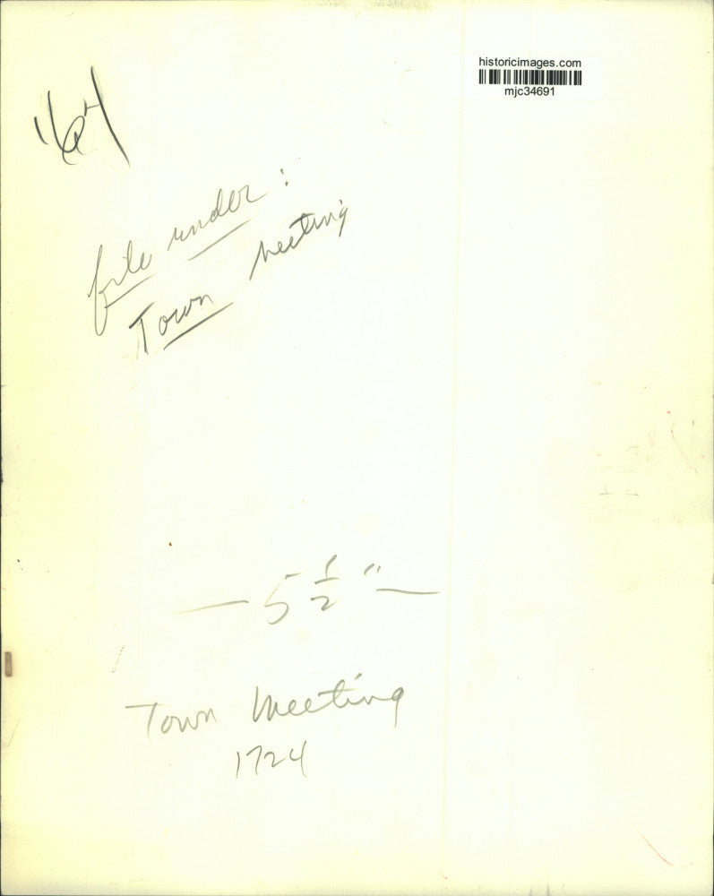 1964 Press Photo Art-"Town Meeting" - mjc34691