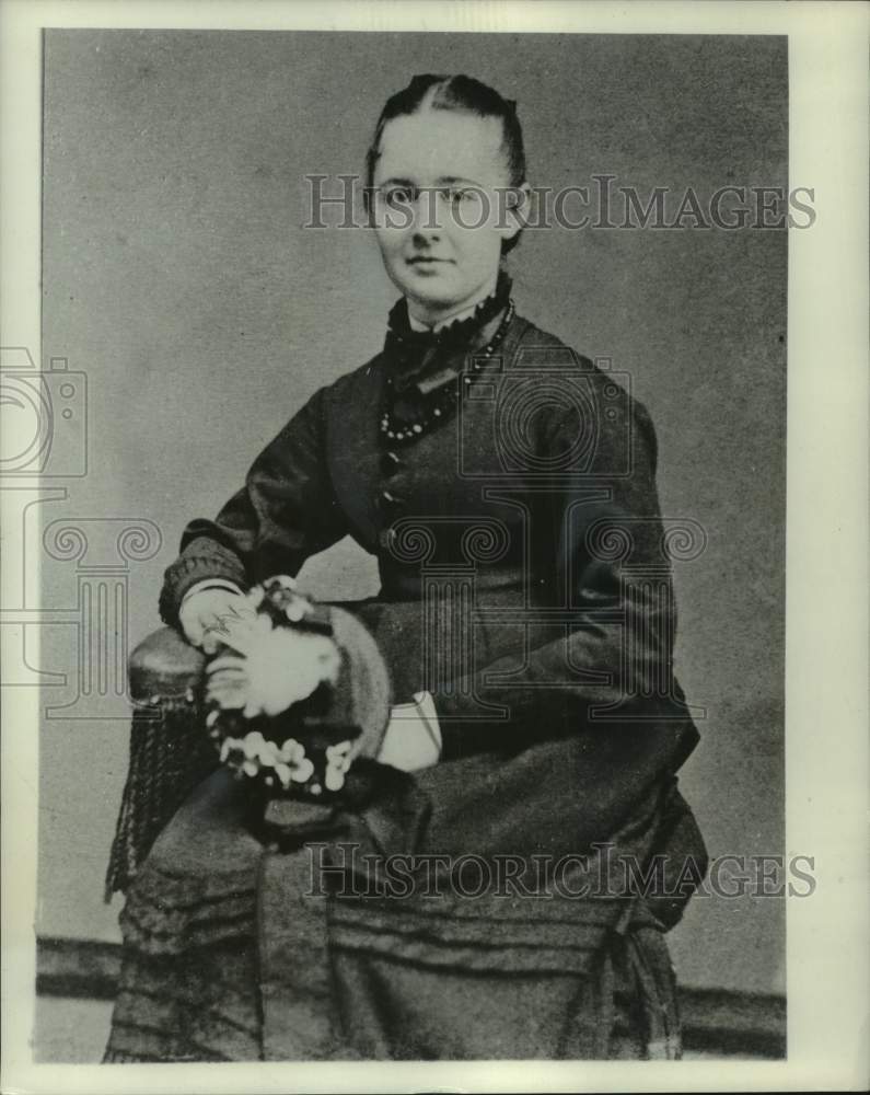 1952 Press Photo Artist Anna &quot;Grandma&quot; Moses at age 15 - mjc34719