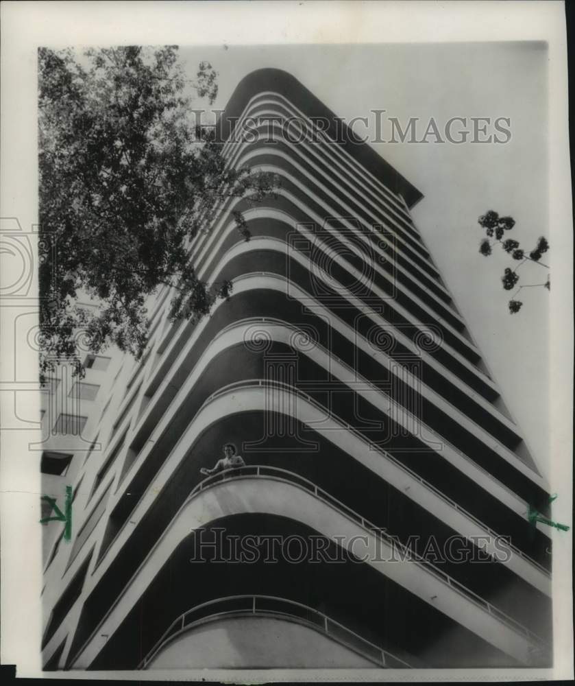 1955 Press Photo Munich manufacturing company&#39;s rental apartments for employees- Historic Images