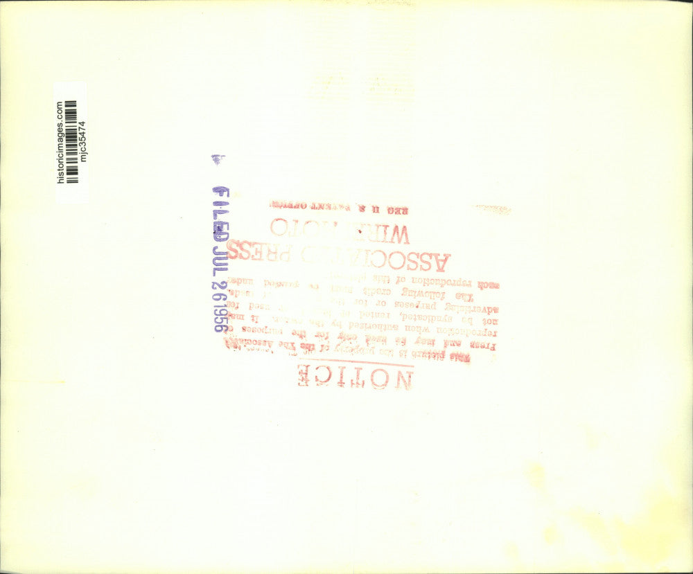 1956 Press Photo John Stephens and David McDonald before meeting - mjc35474