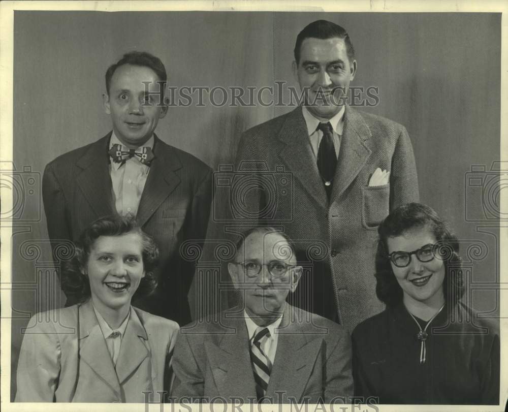 1952 Press Photo Official members of Milwaukee Journal purchasing department- Historic Images