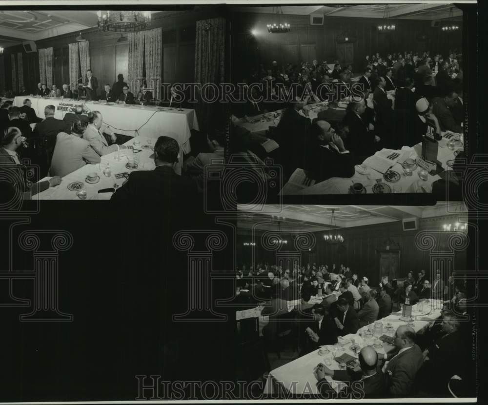 1956 Press Photo Members Attend Milwaukee Journal Unitholders Dinner - mjc35639- Historic Images