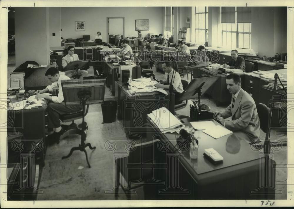 1951 Press Photo Milwaukee Journal Promotion Department Personnel - mjc35969- Historic Images