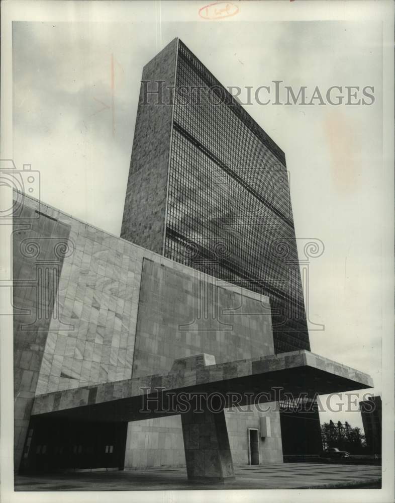 1952 Press Photo United Nations General Assembly and Secretariat Buildings- Historic Images