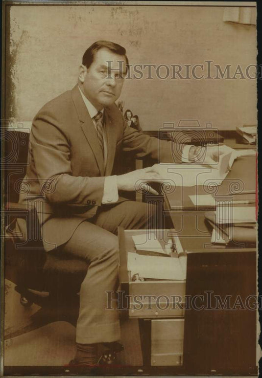 1971 Press Photo St. Louis Cardinals - Charley Winner, Former Coach - mjc36181- Historic Images