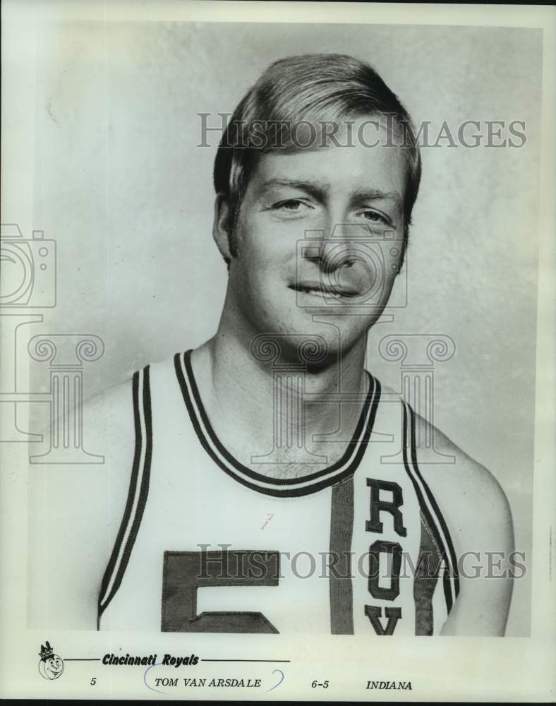 1969 Press Photo Tom Van Arsdale of the Cincinnati Royals pro basketball team- Historic Images