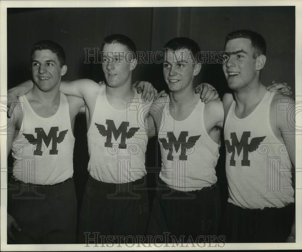 1953 Press Photo track meet in Milwaukee - mjc36484- Historic Images