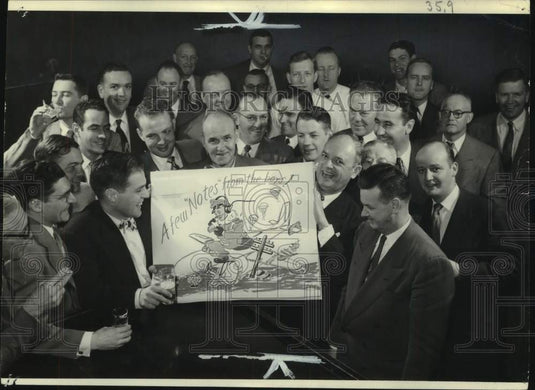 1951 Press Photo Milwaukee Journal advertising employees - mjc37239- Historic Images