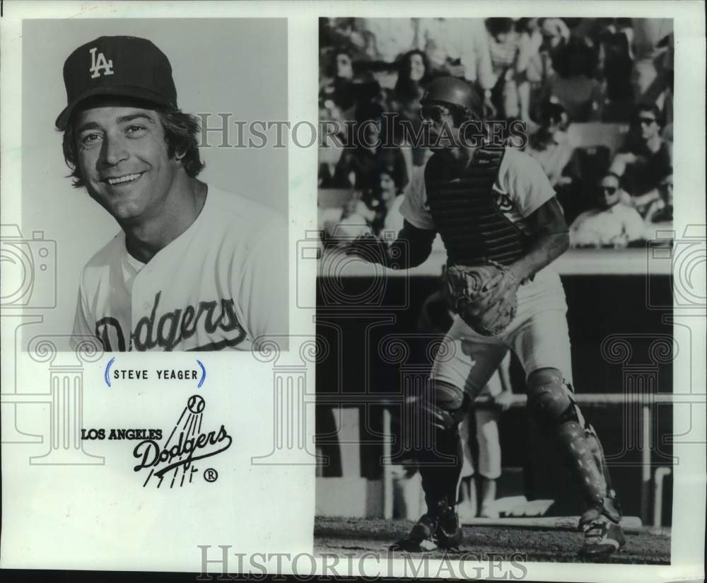 1983 Press Photo Steve Yeager of the Los Angeles Dodgers - mjc37285- Historic Images