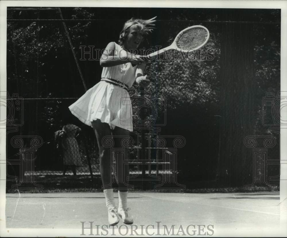 1969 Press Photo Jackie Mueller of Mequon in Journal&#39;s junior tournament- Historic Images