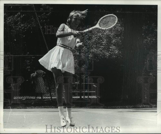 1969 Press Photo Jackie Mueller of Mequon in Journal's junior tournament- Historic Images