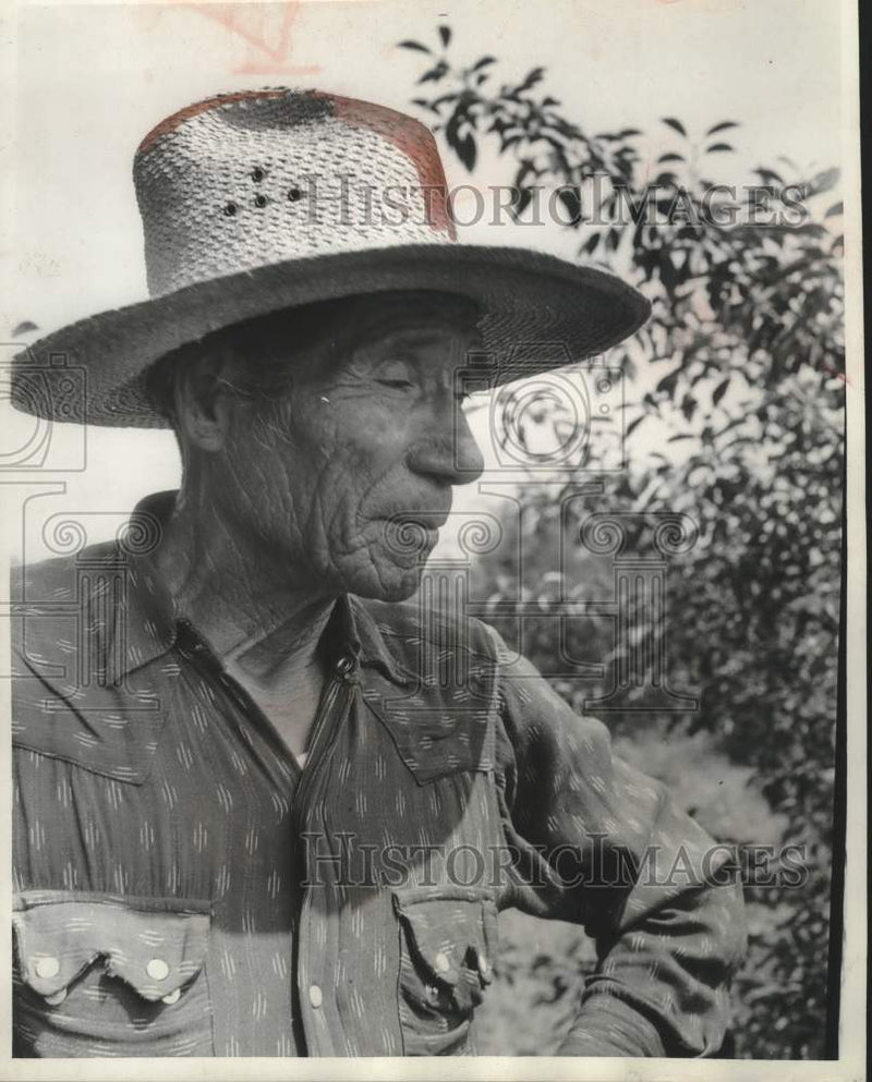 Load image into Gallery viewer, 1956 Press Photo Pizalkano is a Kickapoo Indian working in Door county
