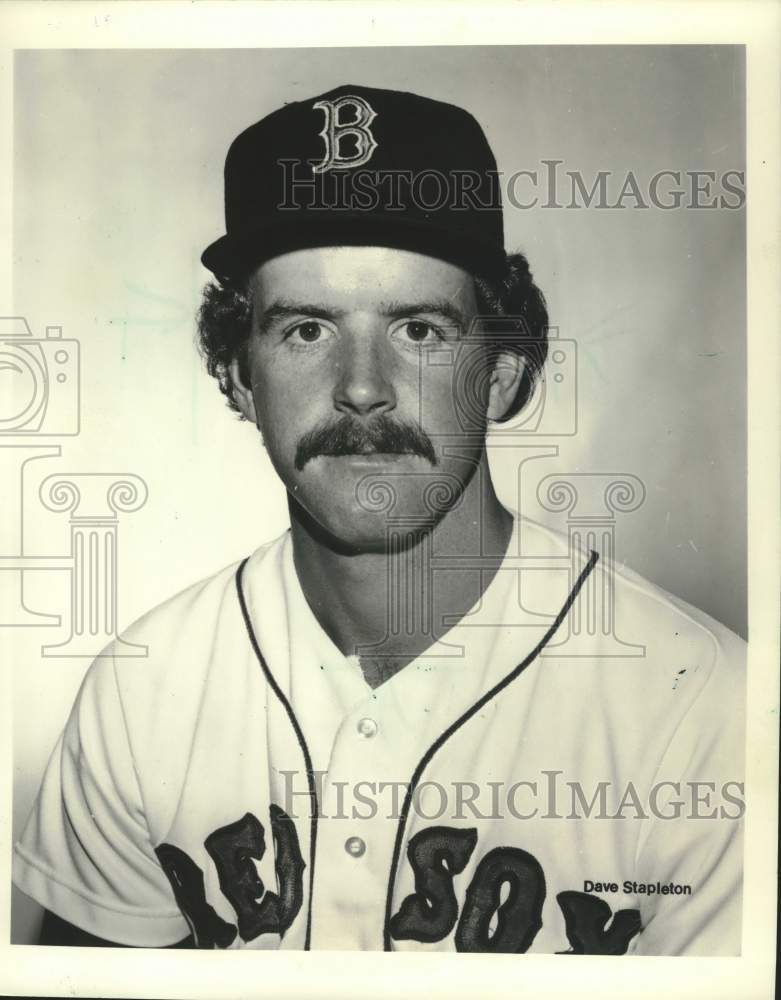 1983 Press Photo Baseball player Dave Stapleton of Boston Red Sox - mjc37864- Historic Images