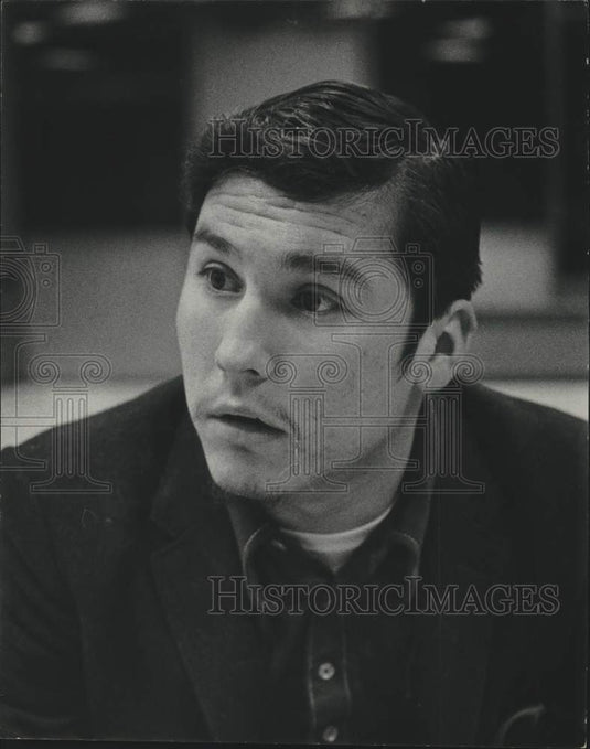 1970 Press Photo James Smith in connection with Ron Marose story, Wisconsin