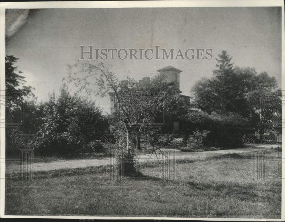 1969 Press Photo earliest known picture of the Carl Kunckell house, Wisconsin