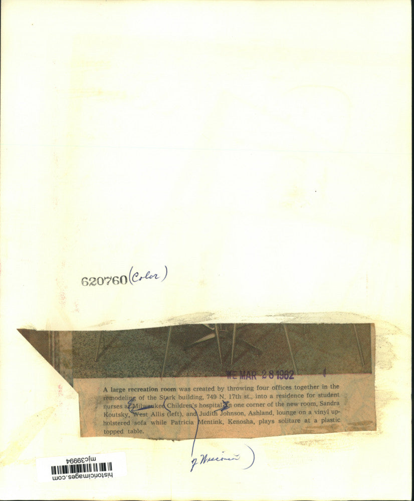 1962 Press Photo Student nurses at Milwaukee Children's Hospital - mjc39994