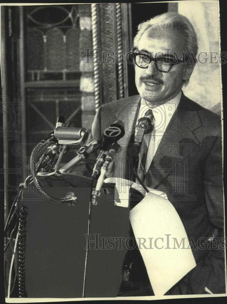 1973 Press Photo Marvin Miller of the Baseball Owners' Organization - mjc40254- Historic Images