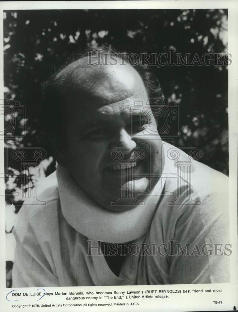 1978 Press Photo Dom DeLuise actor, stars in &quot;The End&quot; - mjc40377- Historic Images