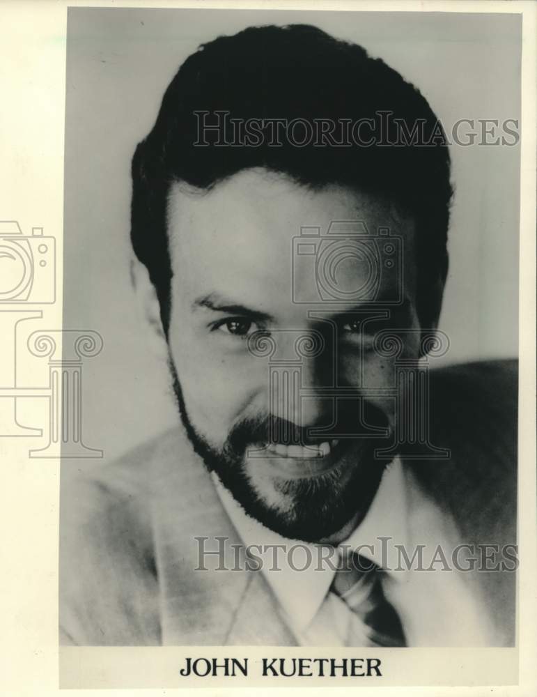 1987 Press Photo John Kuether opera singer from Milwaukee. - mjc40464- Historic Images