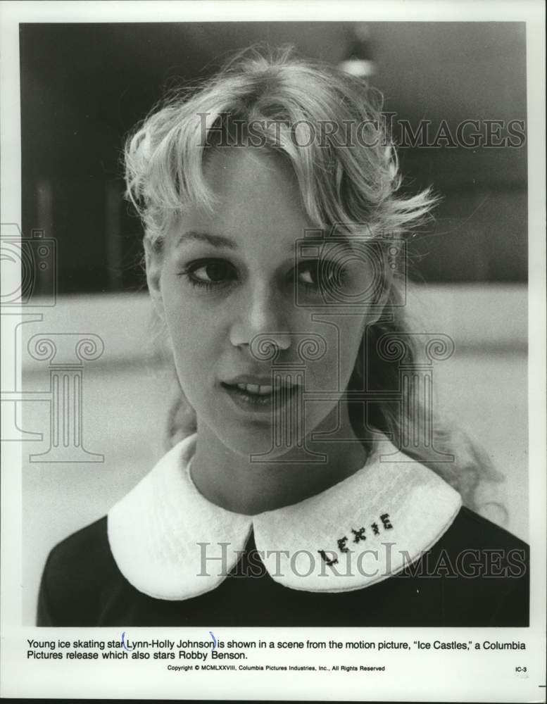 1980 Press Photo Lynn-Holly Johnson actress, shown in scene from "Ice Castles."- Historic Images