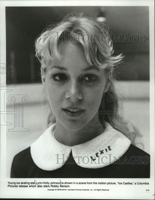 1980 Press Photo Lynn-Holly Johnson actress, shown in scene from "Ice Castles."- Historic Images
