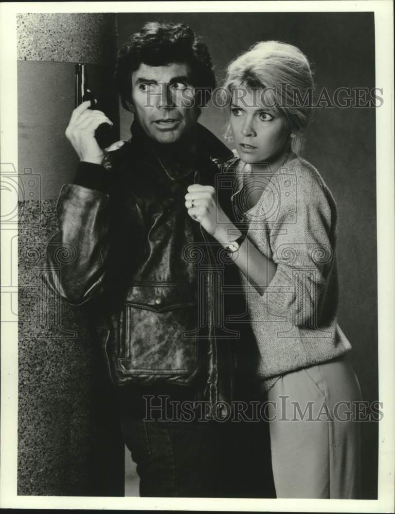 1987 Press Photo David Birney, Meredith Baxter star &quot;The Long Journey Home.&quot; CBS- Historic Images