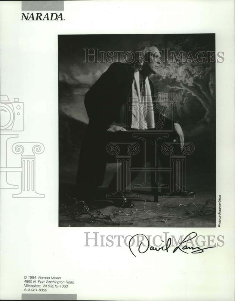 1994 Press Photo David Lanz, American Pianist - mjc40825- Historic Images