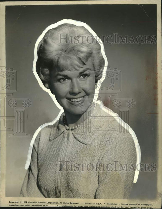 1959 Press Photo Actress Doris Day stars in "Lullaby of Broadway" - mjc40980- Historic Images