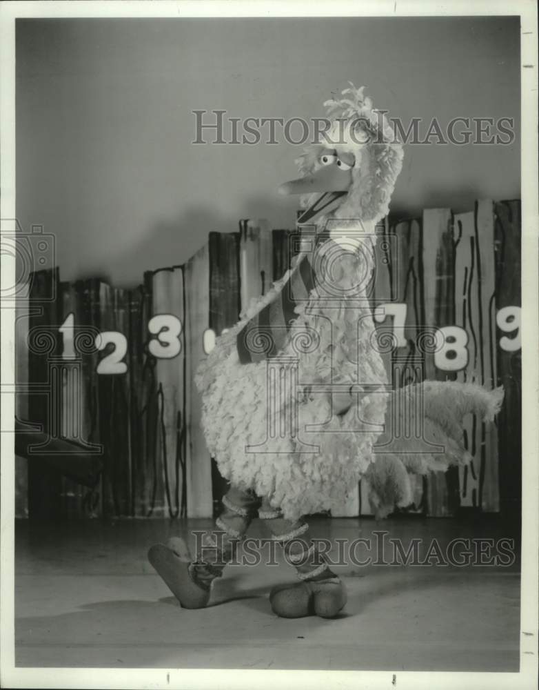 1981 Press Photo Big Bird in Big Bird&#39;s Super Spectacular Totally Amateur Show- Historic Images