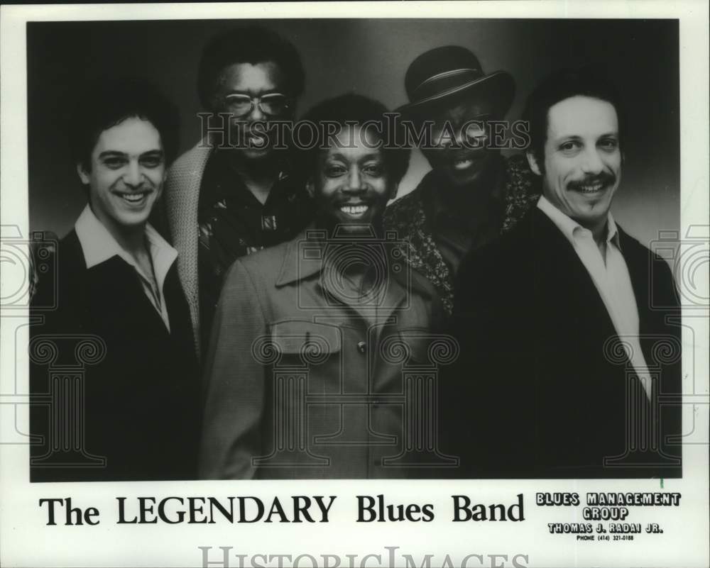 1983 Press Photo The Legendary Blues Band, Great American Blues Series, musician- Historic Images