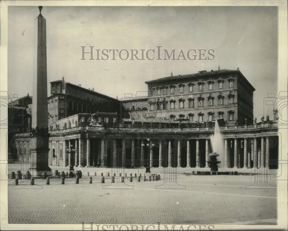 1936 Press Photo Exterior view of Vatican City, Rome, Italy - mjc41235