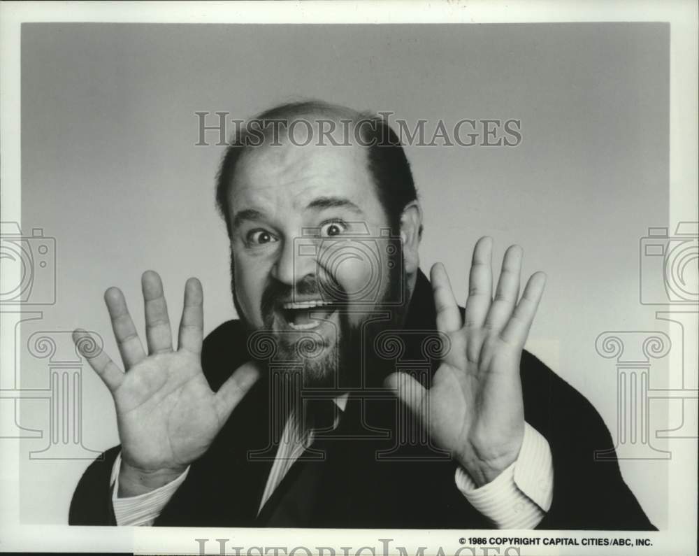 1986 Press Photo Funnyman Dom DeLuise staring in Dom DeLuise and Friends - IV.- Historic Images