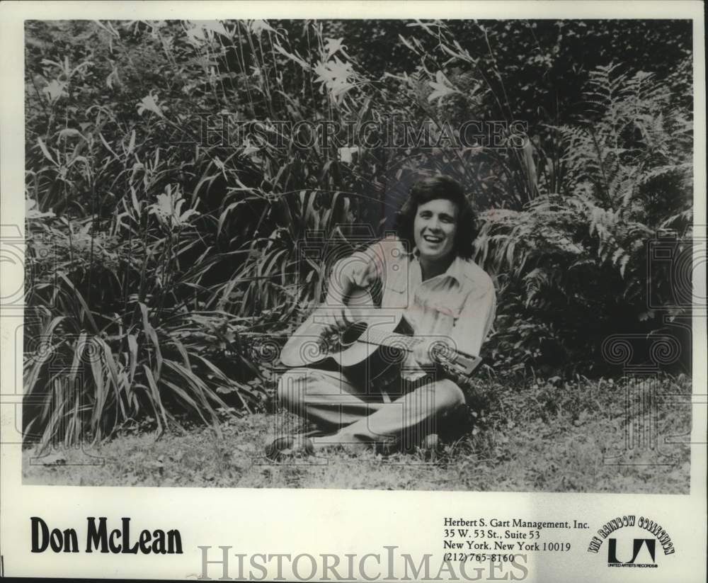 1976 Press Photo Don McLean singer from the United States. - mjc41462- Historic Images