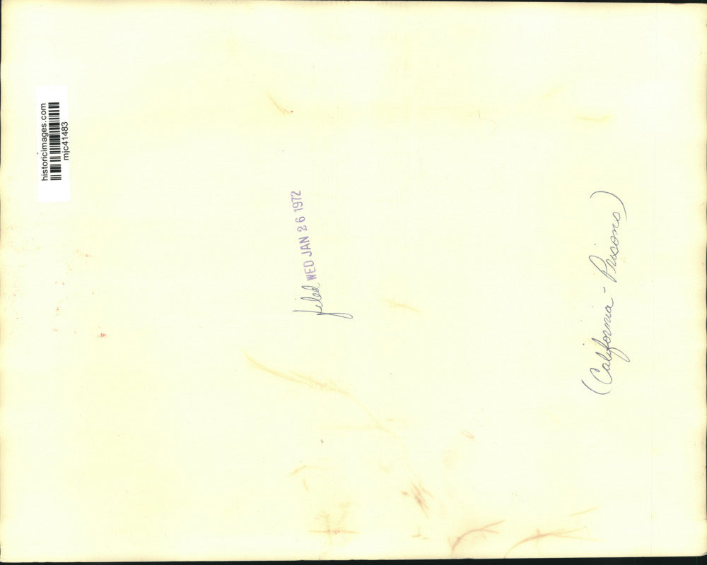 1969 Press Photo Aerial view of San Quentin prison, Sacramento, California