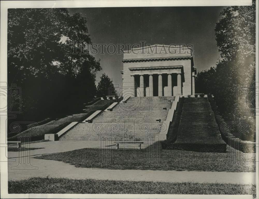 1954 Press Photo Abraham Lincoln National Historical Park, Hodgenville, Kentucky