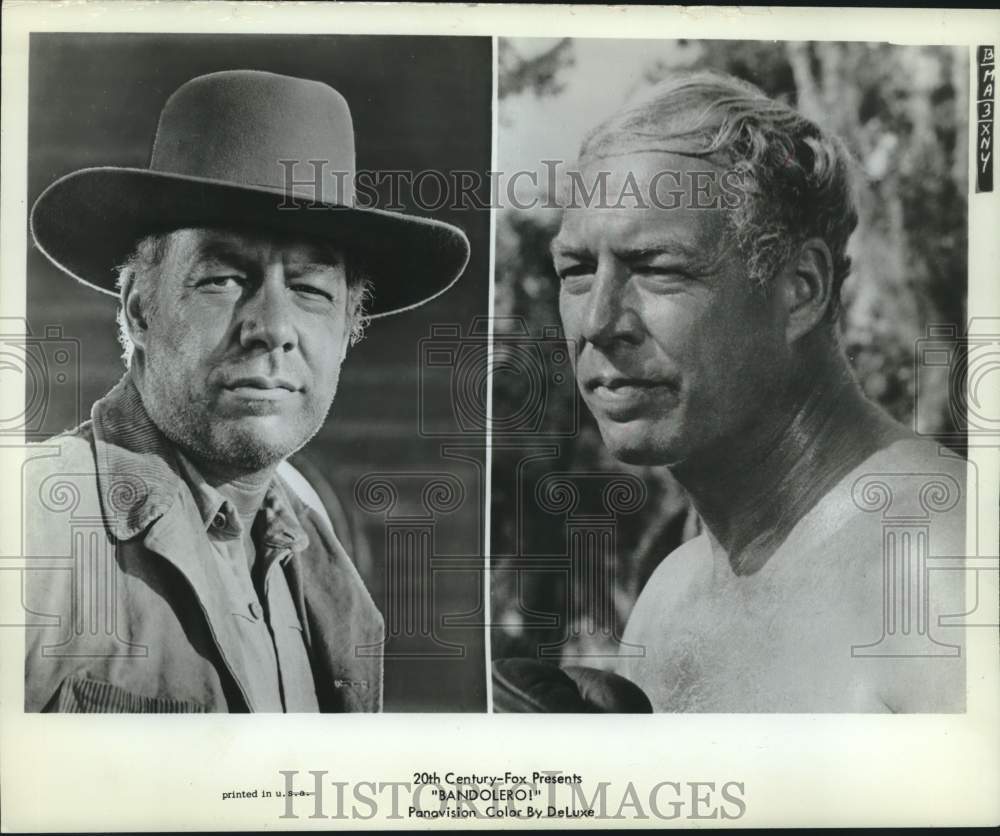 1968 Press Photo George Kennedy, Actor in &quot;Bandolero!&quot; - mjc41608- Historic Images