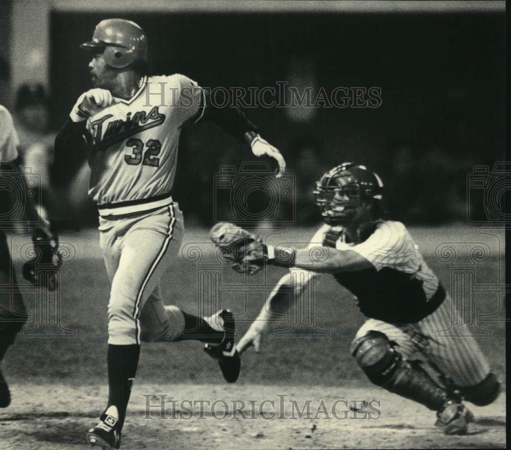 1983 Press Photo Baseball&#39;s Milwaukee Brewers Play Against Minnesota Twins- Historic Images