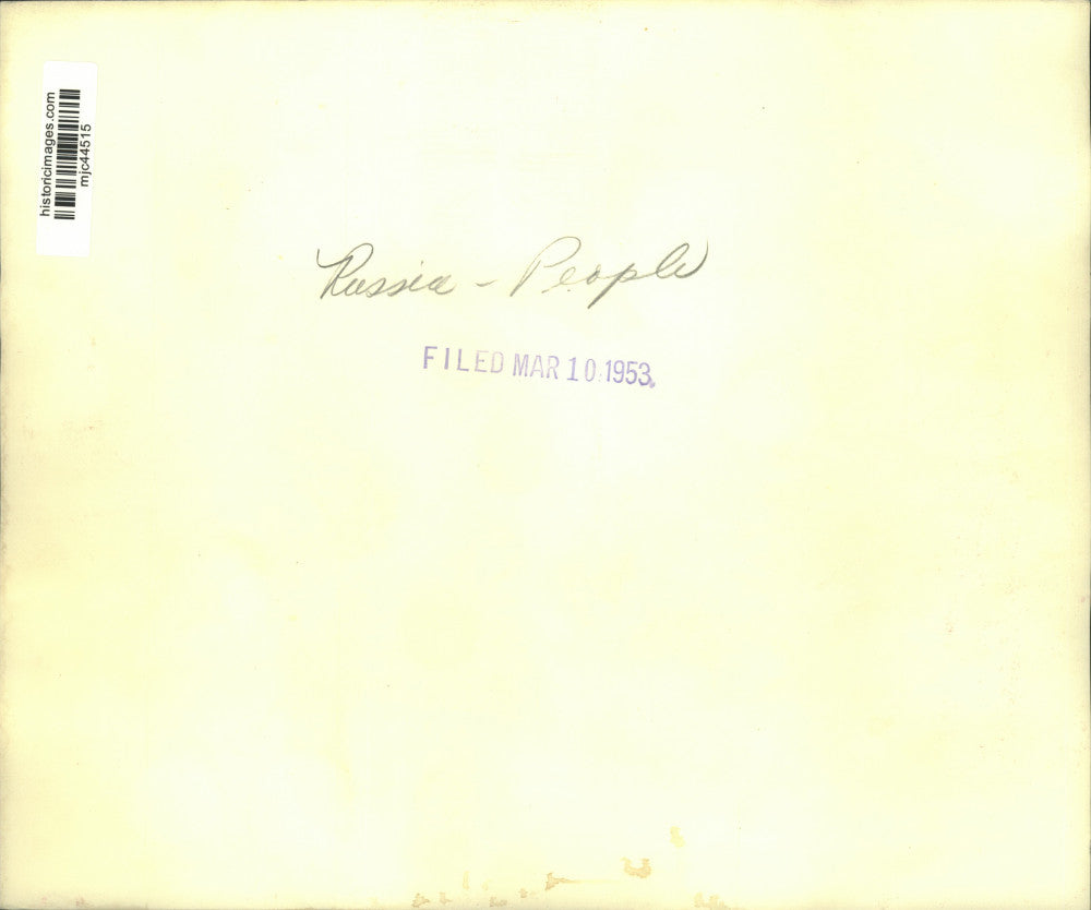 1953 Press Photo Russians at Moscow's Sverdlov Square to See Joseph Stalin Body