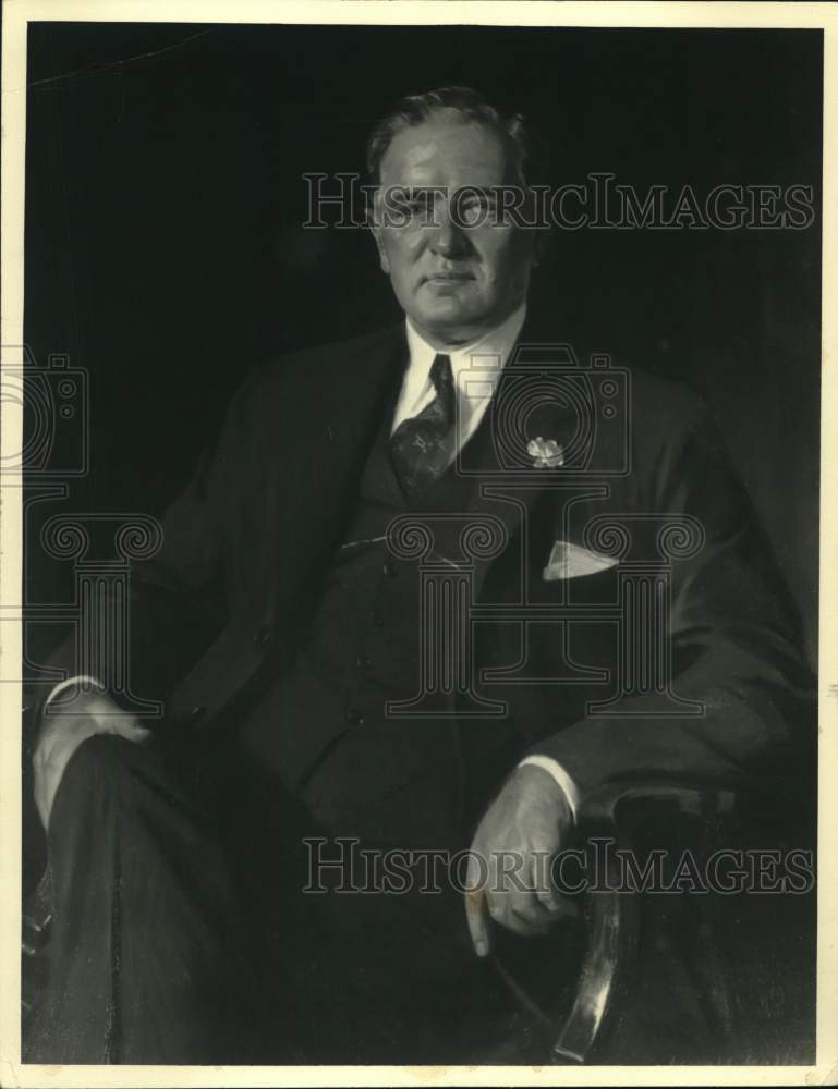 Press Photo Portrait of Harry J. Grant, Chairman of Board at Milwaukee Journal