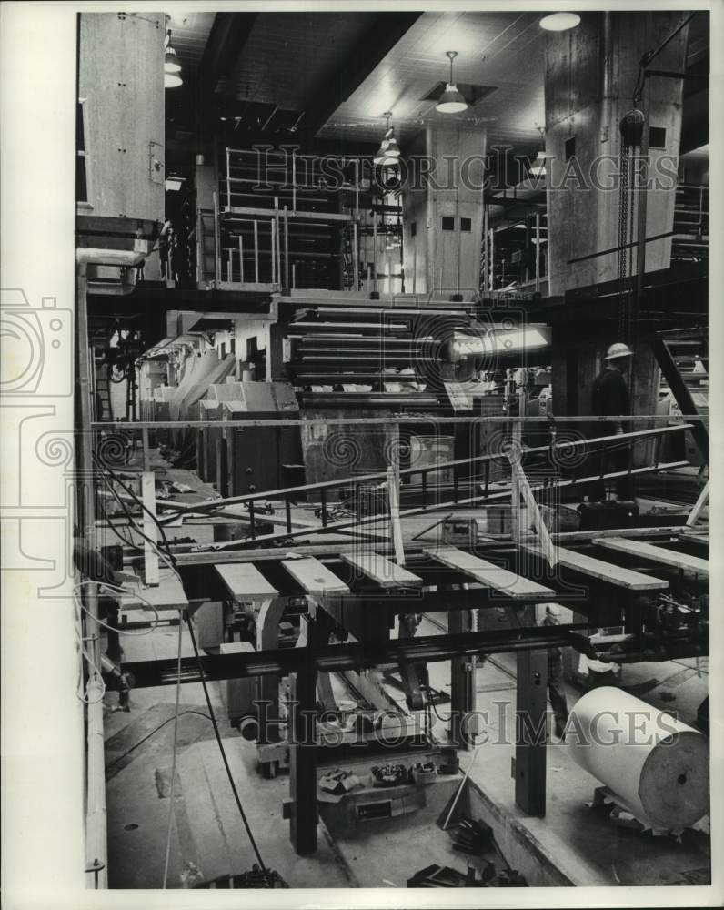 1962 Press Photo The Milwaukee Journal Press Room - mje00132- Historic Images