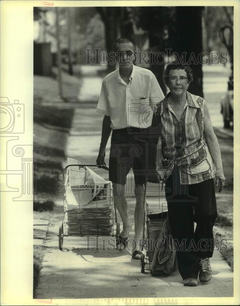 1980 Press Photo Milwaukee Journal Delivery Team, Crystal &amp; Michael Dunn- Historic Images