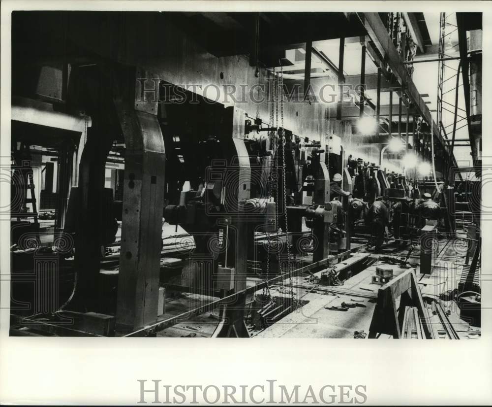 1961 Press Photo New Presses at The Milwaukee Journal Press Room Department