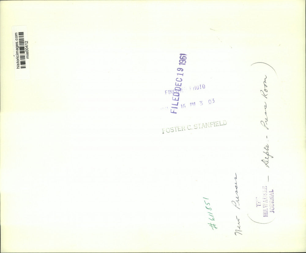 1961 Press Photo New Presses at The Milwaukee Journal Press Room Department