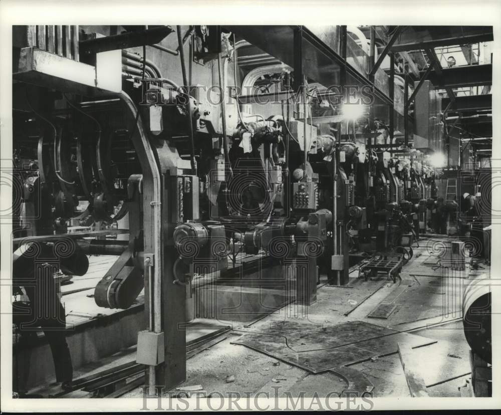 1961 Press Photo New Presses at The Milwaukee Journal Press Room - mje00441- Historic Images