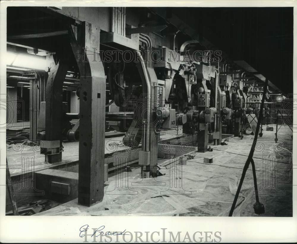 1962 Press Photo The Milwaukee Journal Press Room - mje00444- Historic Images