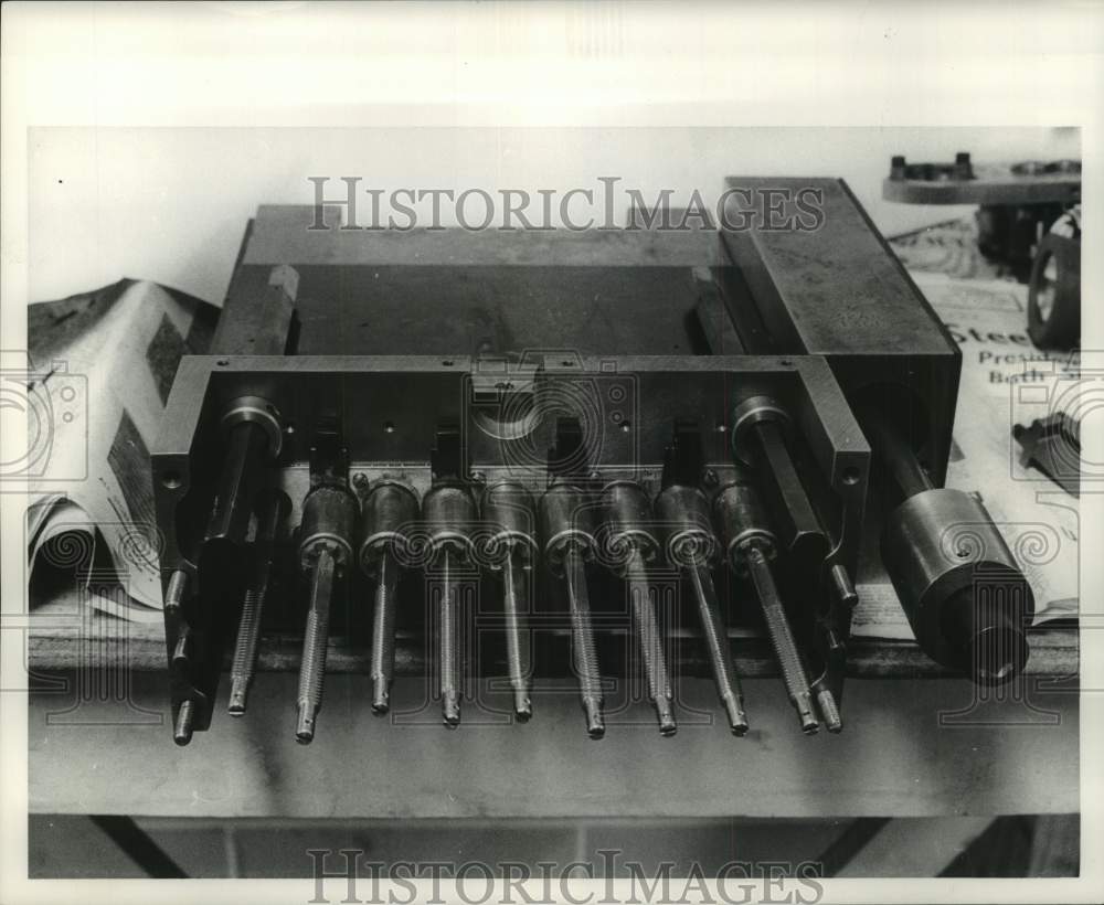 1962 Press Photo New Presses Ink Controls at The Milwaukee Journal Press Room- Historic Images