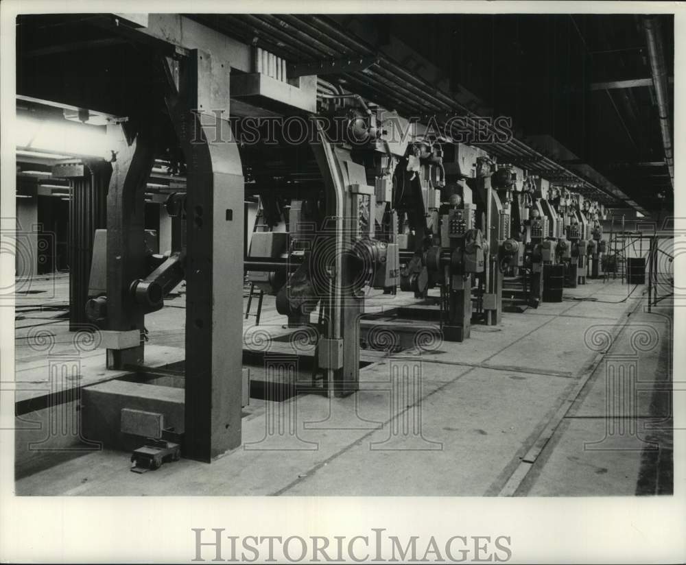 1962 Press Photo New Presses at The Milwaukee Journal Press Room - mje00548- Historic Images