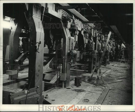 1962 Press Photo The Milwaukee Press Room Department - mje00559- Historic Images