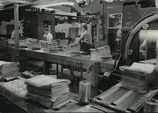 1969 Press Photo The Milwaukee Journal Mailroom Department - mje00571- Historic Images