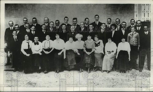 1957 Press Photo Vintage photo of The Milwaukee Journal News Employees- Historic Images